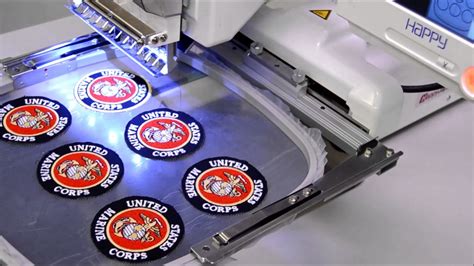 how to make patches on embroidery machine