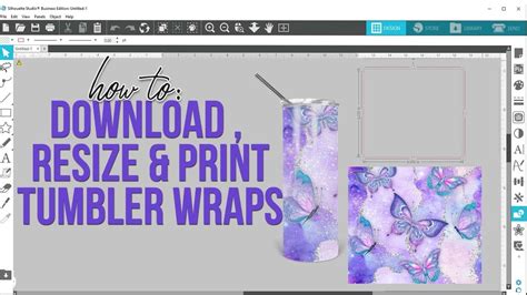 how to print sublimation tumbler wraps